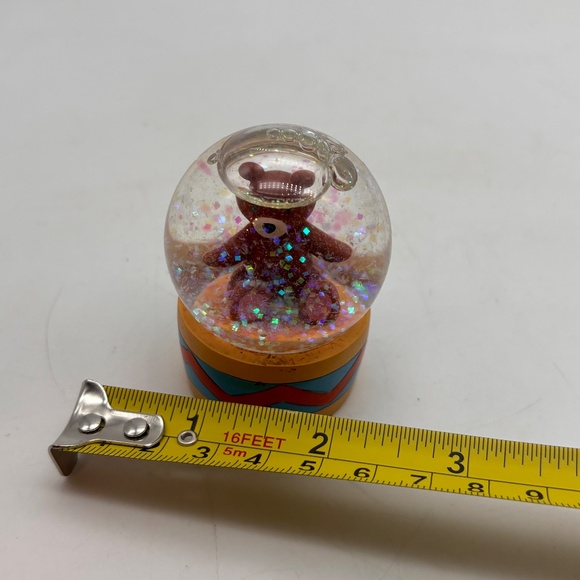 Disney Store Teddy Bear Character Mini Collectible Water Snow Globe - Picture 9 of 9
